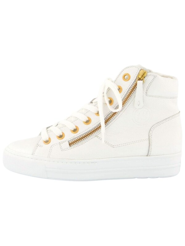 Paul Green Sneaker Alta In Bianco
