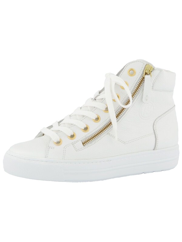 Paul Green Sneaker Alta In Bianco