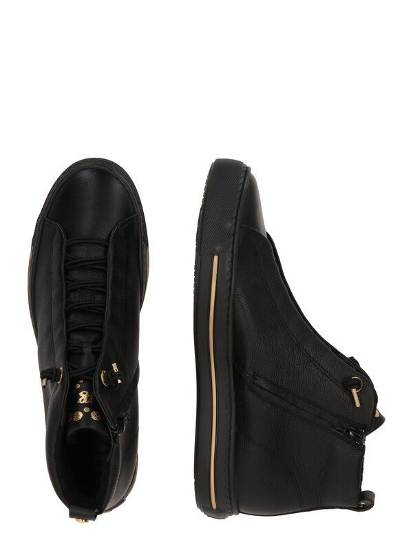 Paul Green Sneaker Alta In Nero