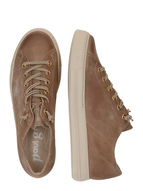 Paul Green Sneaker Bassa 'Pauls' In Marrone Chiaro
