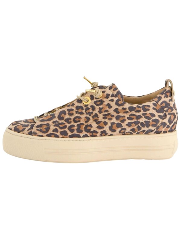 Paul Green Sneaker Bassa 'Pauls' In Marrone Chiaro Marrone Scuro