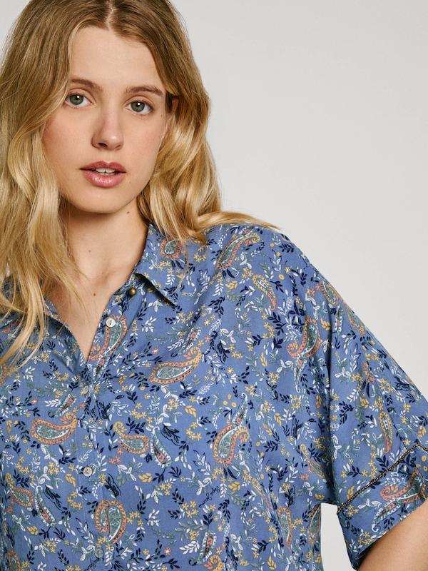 Pepe Jeans Camicia Da Donna 'Mery' In Marino Opale