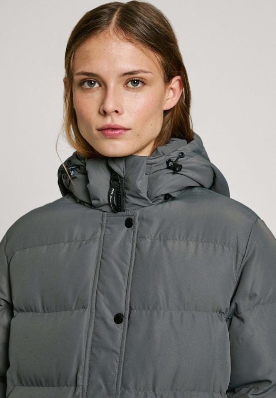 Pepe Jeans Giacca Invernale 'BIBI' In Grigio Scuro
