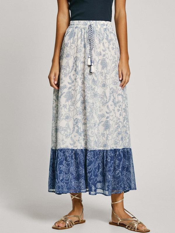 Pepe Jeans Gonna 'Dalia' In Navy