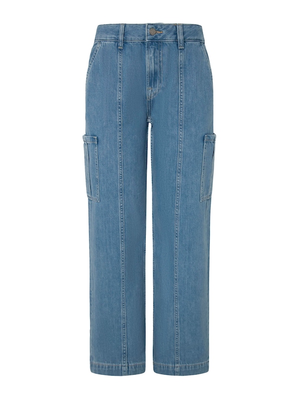 Pepe Jeans Loosefit Jeans cargo in Blu Denim