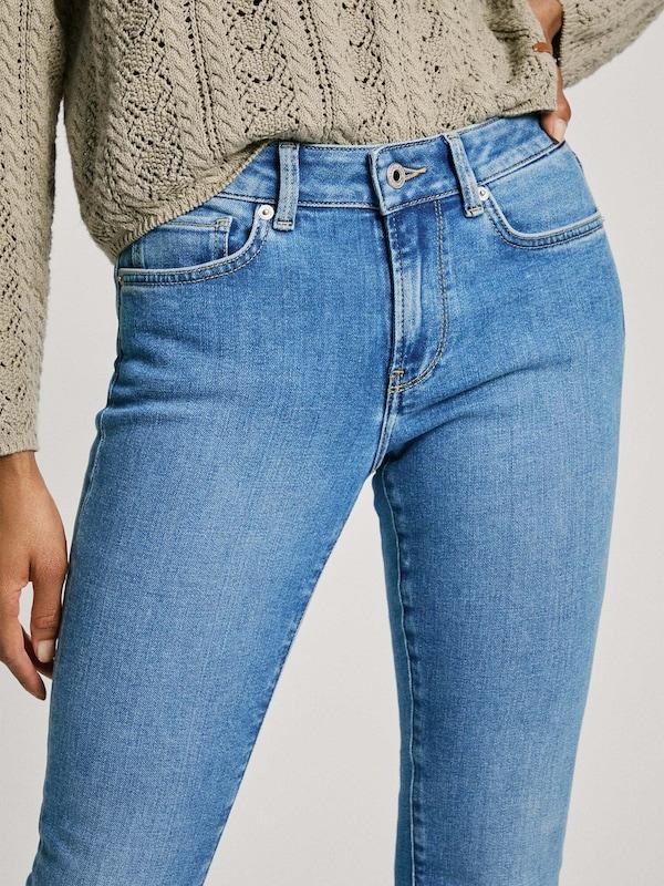 Pepe Jeans Skinny Jeans In Blu Denim