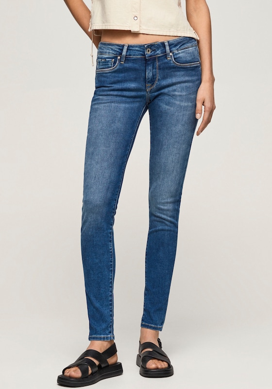 Pepe Jeans Skinny Jeans 'Soho' In Blu Denim
