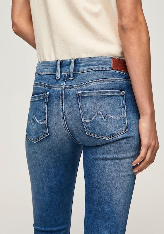 Pepe Jeans Skinny Jeans 'Soho' In Blu Denim