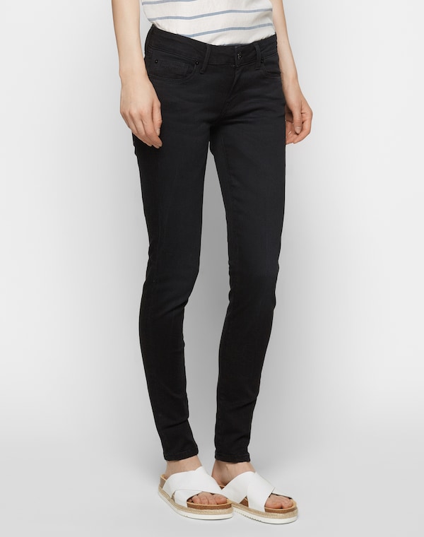 Pepe Jeans Skinny Jeans 'Soho' In Nero Denim