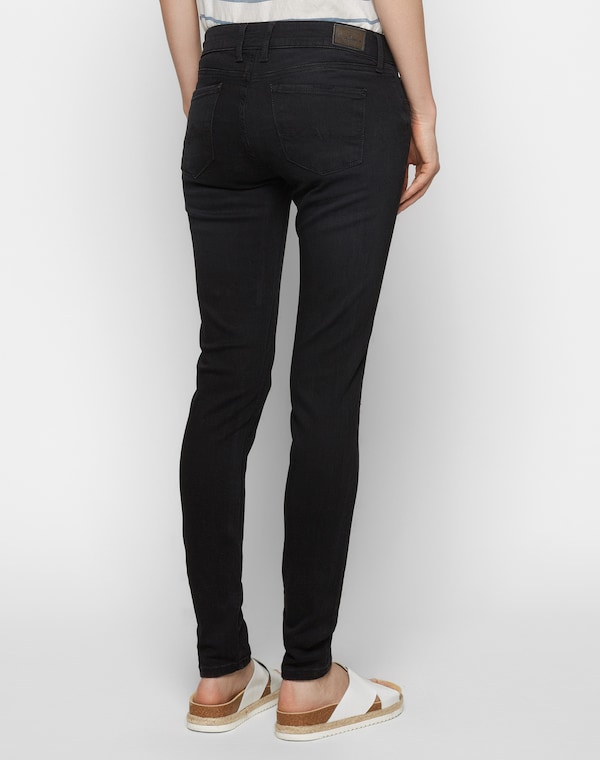 Pepe Jeans Skinny Jeans 'Soho' In Nero Denim