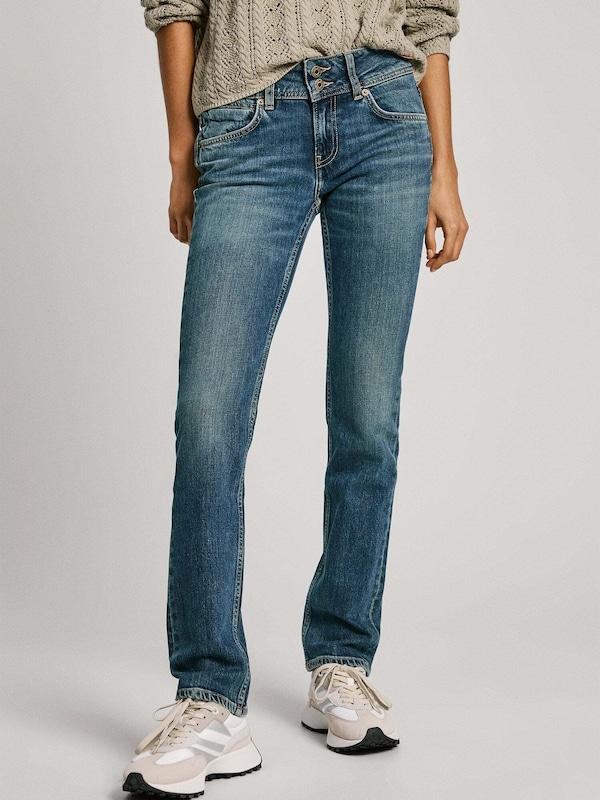 Pepe Jeans Slimfit Jeans In Blu Blu Denim
