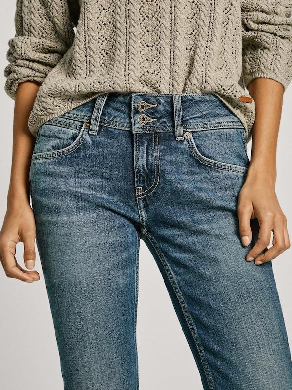 Pepe Jeans Slimfit Jeans In Blu Blu Denim
