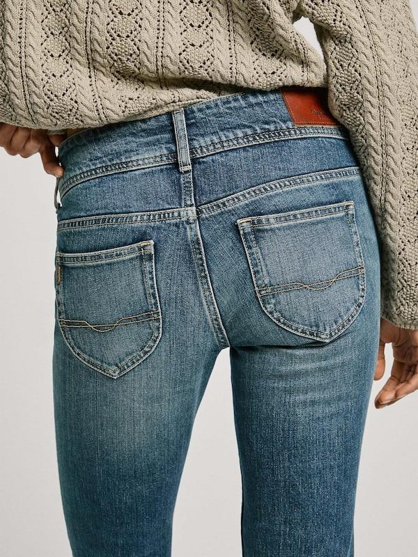 Pepe Jeans Slimfit Jeans In Blu Blu Denim