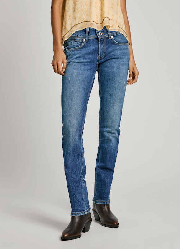 Pepe Jeans Slimfit Jeans 'Venus' In Blu Denim
