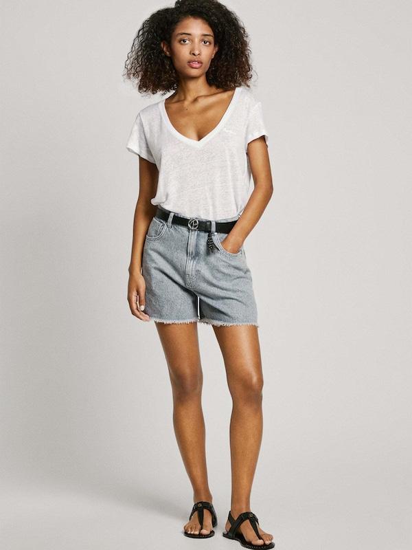 Pepe Jeans Wide Leg Jeans 'RACHEL' In Grigio