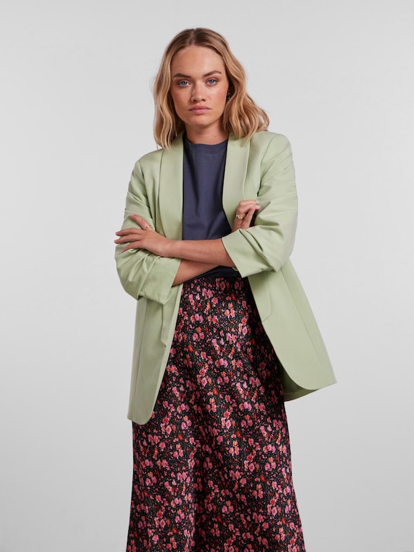 PIECES Blazer 'Bosella' In Verde Chiaro