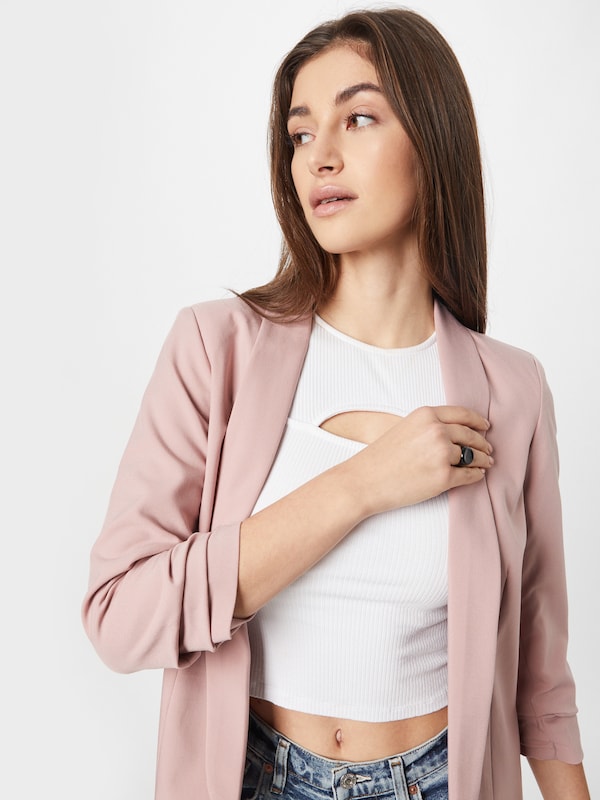 PIECES Blazer 'PCBosella' In Rosa Chiaro