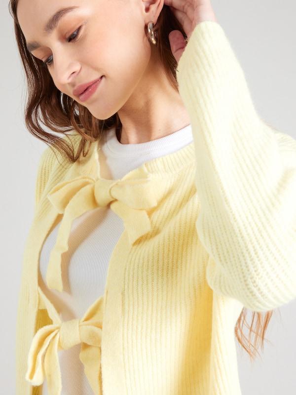 PIECES Giacchetta In Giallo Pastello