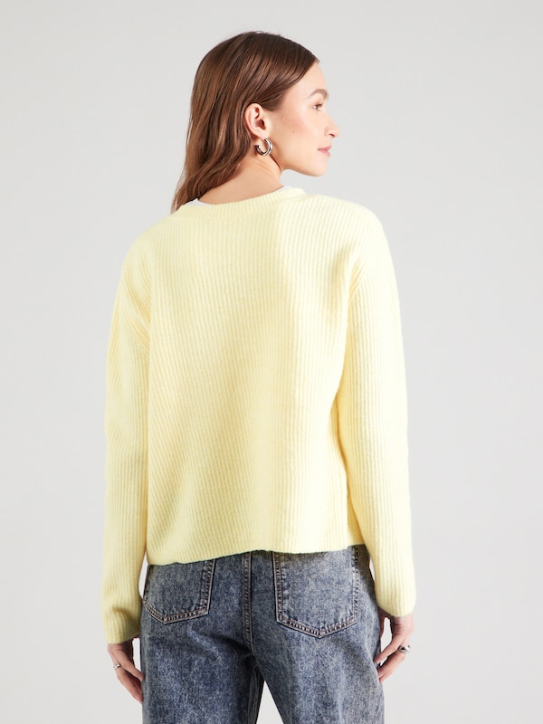 PIECES Giacchetta In Giallo Pastello