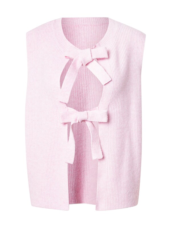 PIECES Gilet in maglia in Rosa