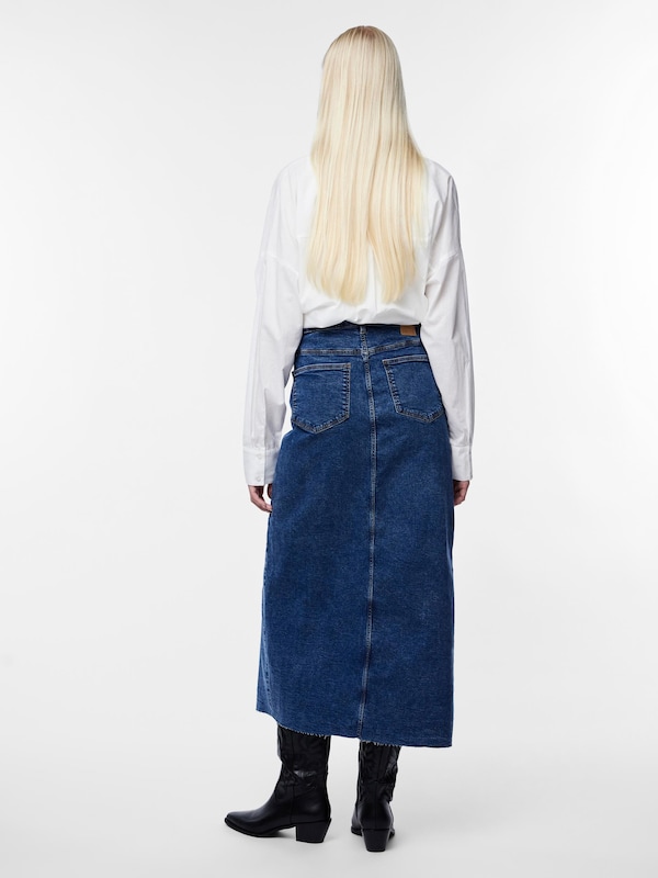 PIECES Gonna 'Jessie' In Blu Denim