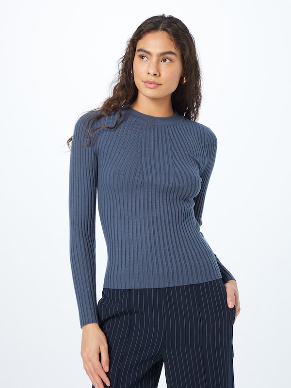 PIECES Pullover 'Crista' In Blu Scuro