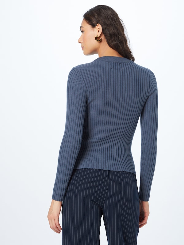PIECES Pullover 'Crista' In Blu Scuro