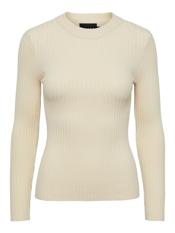 PIECES Pullover 'Crista' In Crema