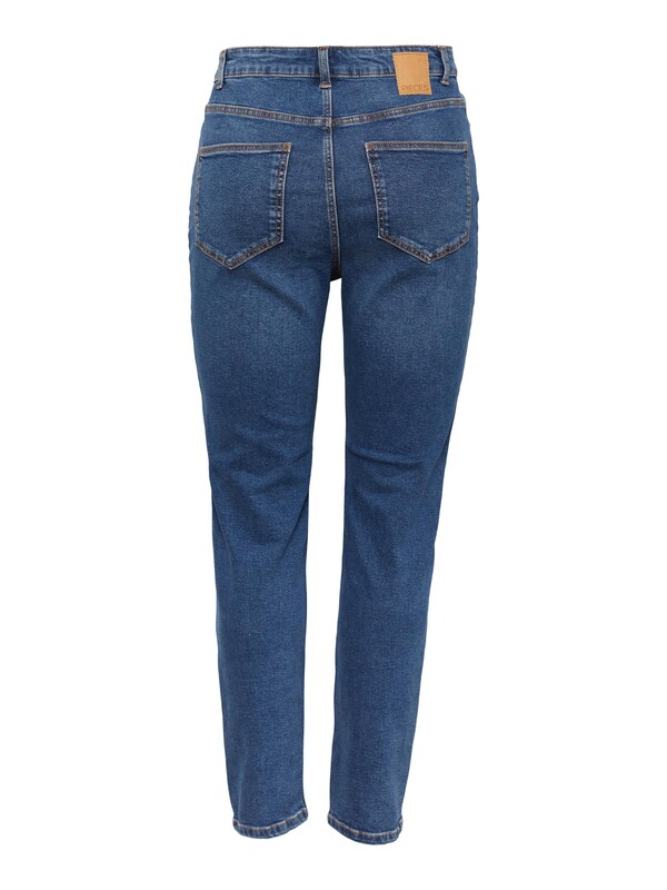 PIECES Tapered Jeans In Blu Denim