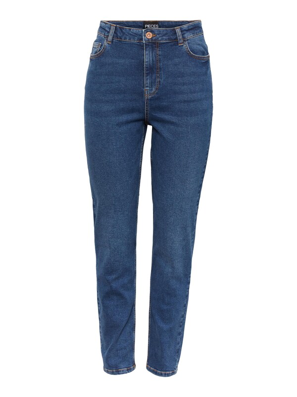 PIECES Tapered Jeans in Blu Denim