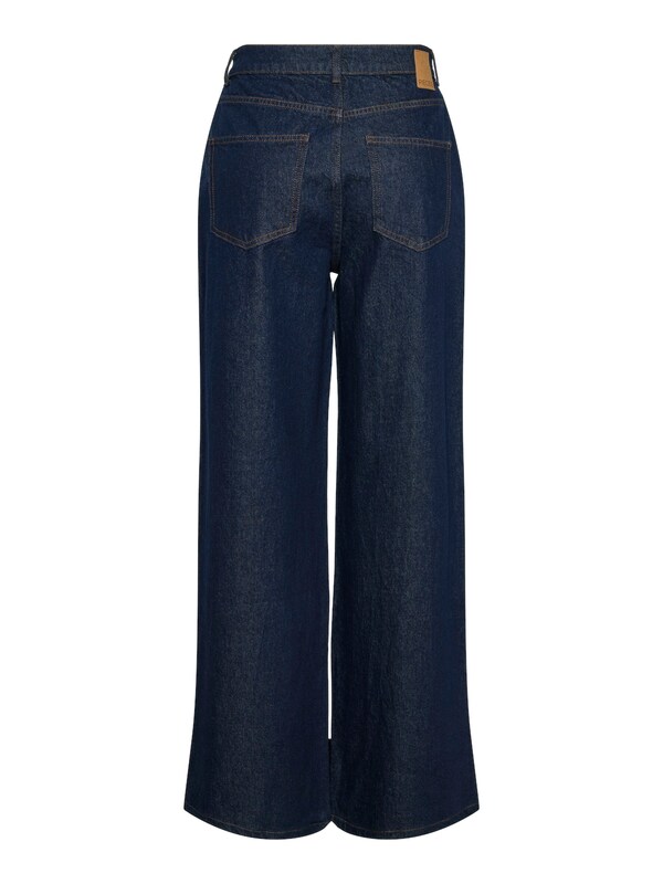 PIECES Wide Leg Jeans 'PCSelma' In Blu Scuro