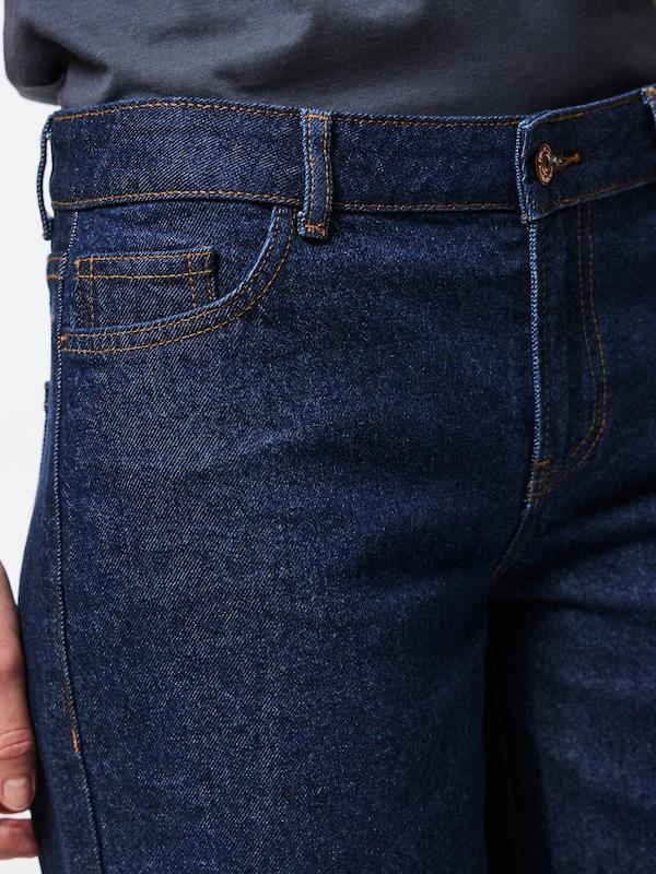 PIECES Wide Leg Jeans 'PCSelma' In Blu Scuro