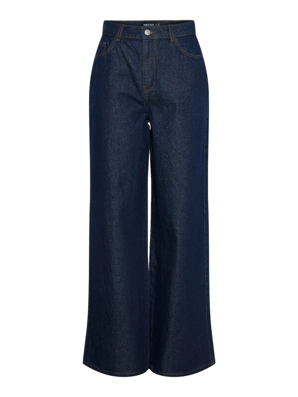 PIECES Wide Leg Jeans 'PCSelma' In Blu Scuro