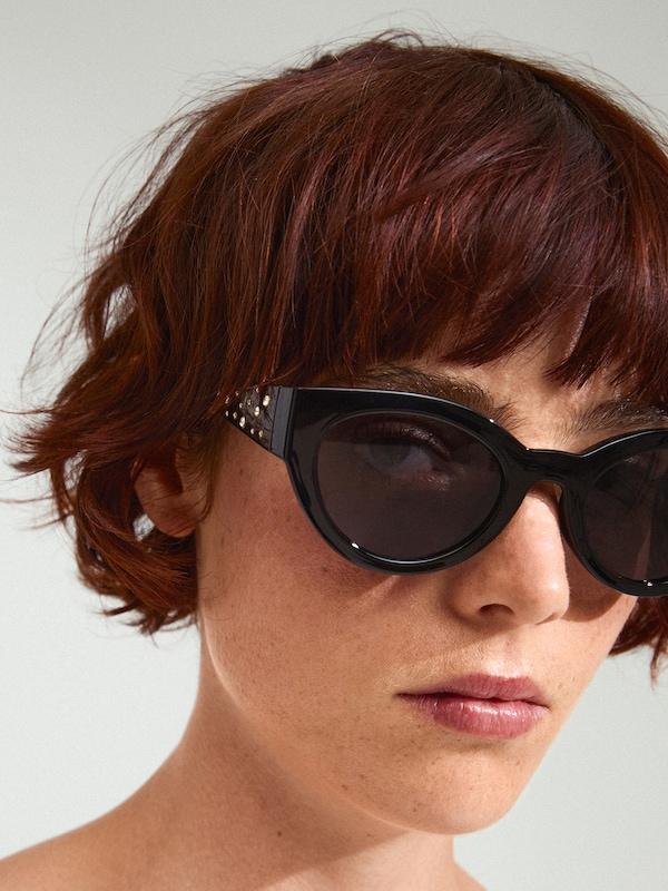 Pilgrim Occhiali Da Sole 'AUBREE' In Nero