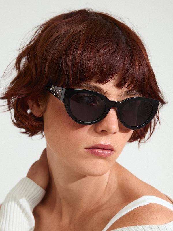 Pilgrim Occhiali Da Sole 'AUBREE' In Nero