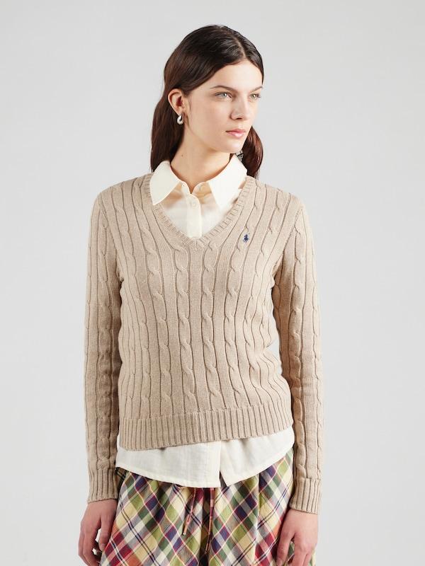 Polo Ralph Lauren Pullover 'KIMBERLY' In Marrone Chiaro