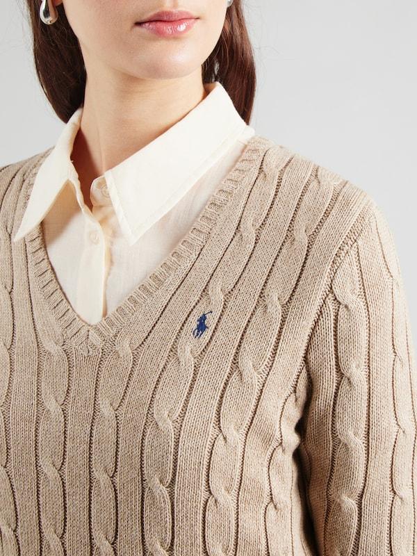 Polo Ralph Lauren Pullover 'KIMBERLY' In Marrone Chiaro