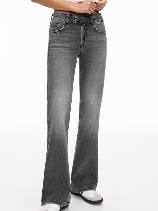 Pull&Bear Bootcut Jeans In Grigio Denim