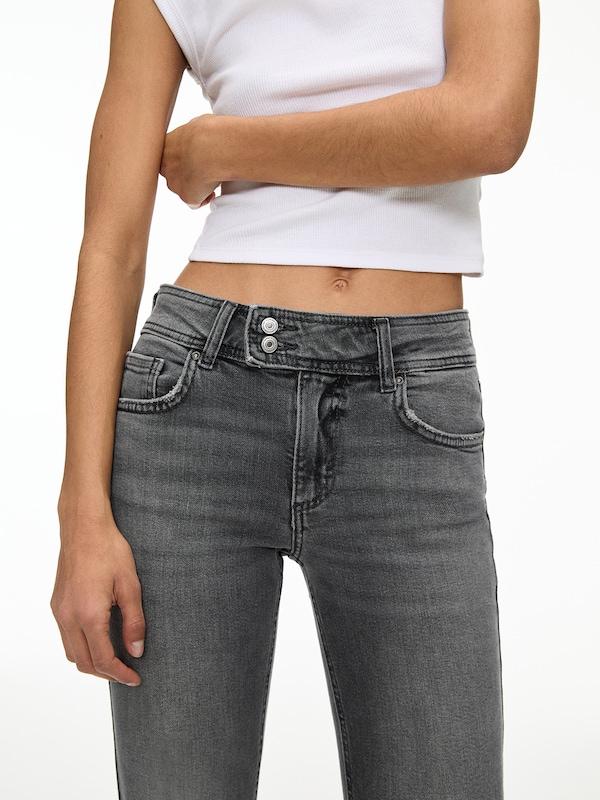 Pull&Bear Bootcut Jeans In Grigio Denim