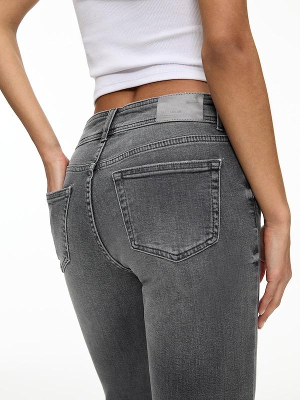 Pull&Bear Bootcut Jeans In Grigio Denim