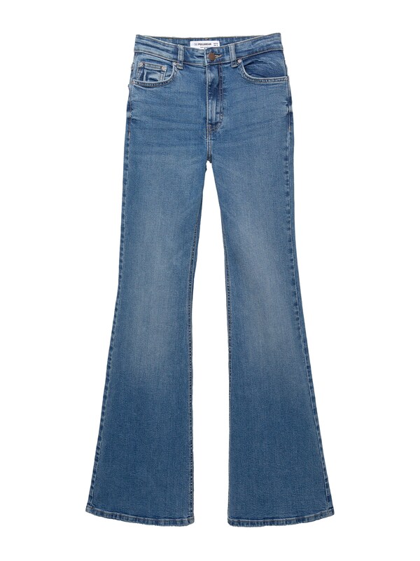 Pull&Bear Flared Jeans in Blu Denim
