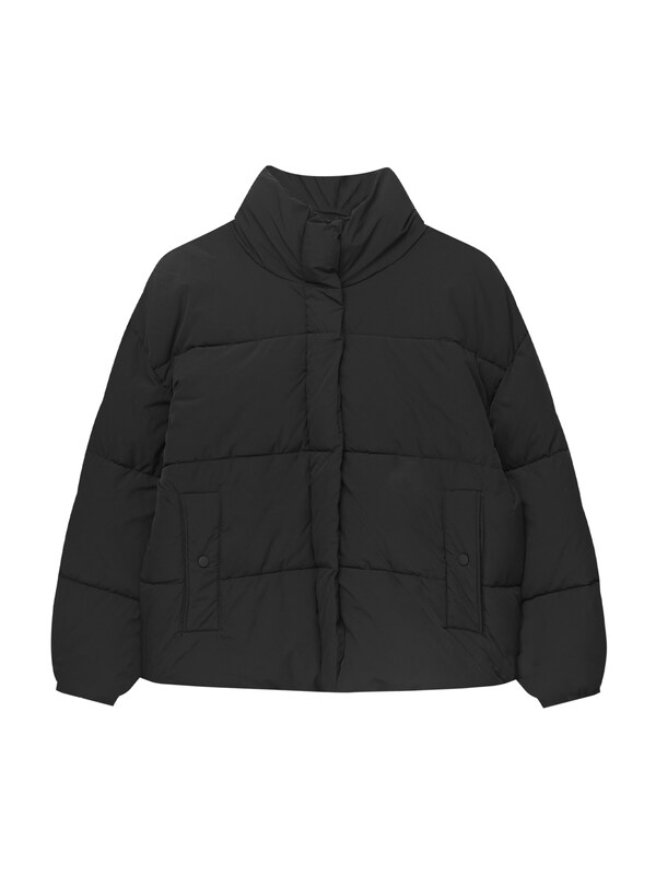 Pull&Bear Giacca di mezza stagione in Nero