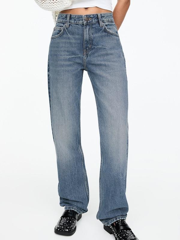 Pull&Bear Loosefit Jeans In Blu Denim