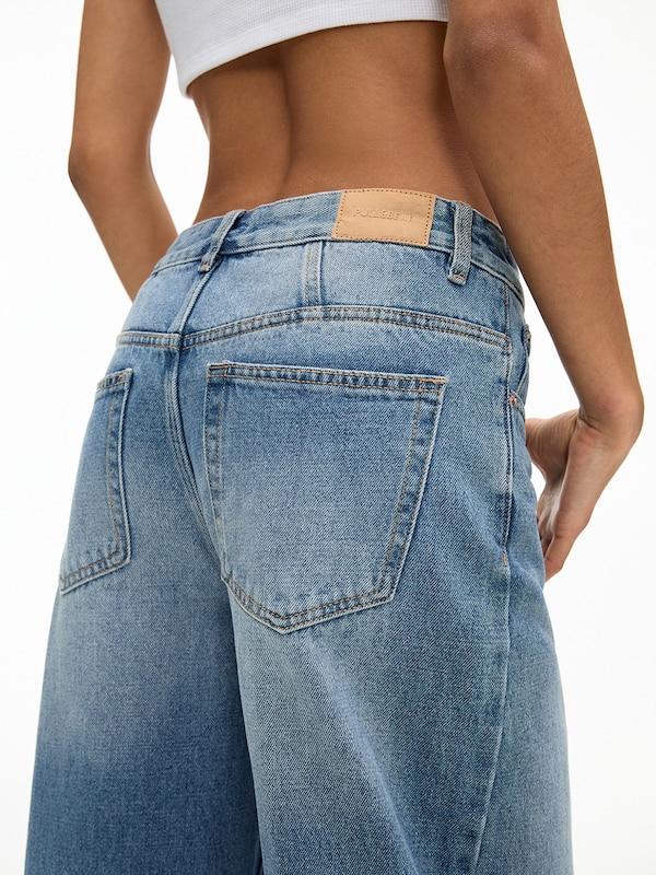 Pull&Bear Loosefit Jeans In Blu Denim