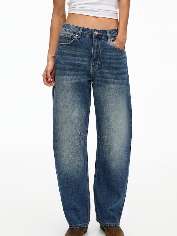 Pull&Bear Loosefit Jeans In Blu Scuro