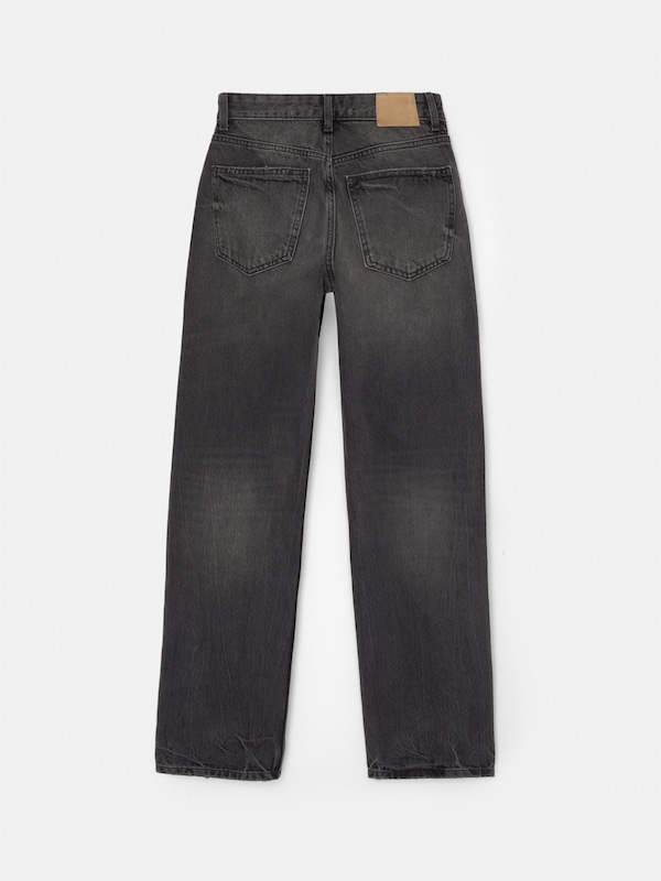 Pull&Bear Loosefit Jeans In Nero Denim