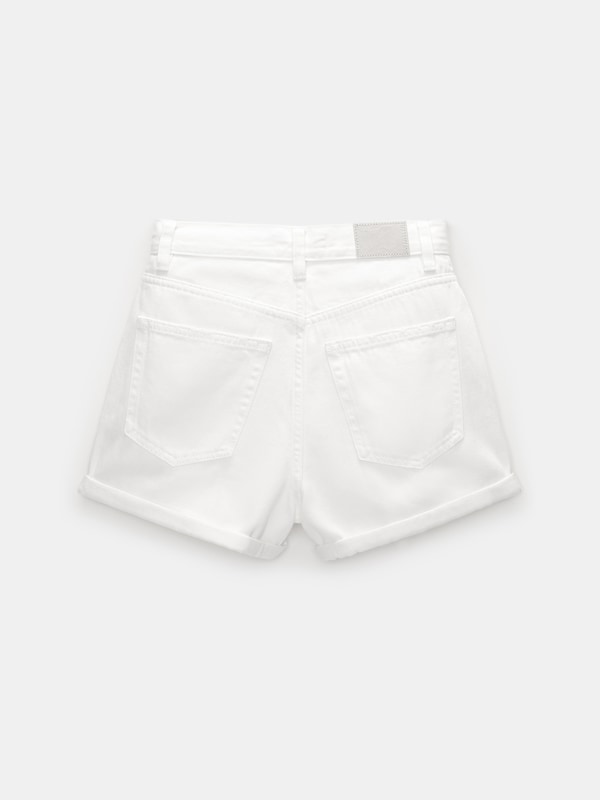 Pull&Bear Regular Jeans In Bianco Denim