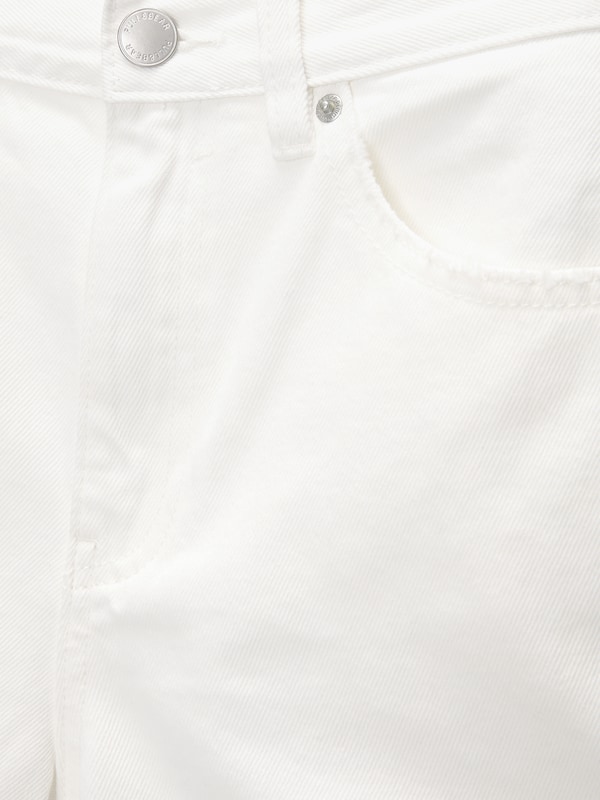 Pull&Bear Regular Jeans In Bianco Denim