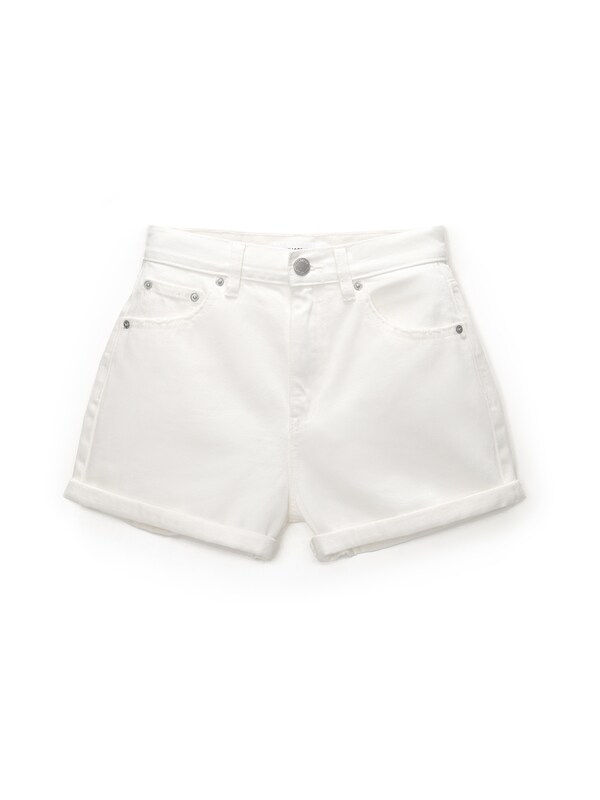 Pull&Bear regular Jeans in Bianco Denim