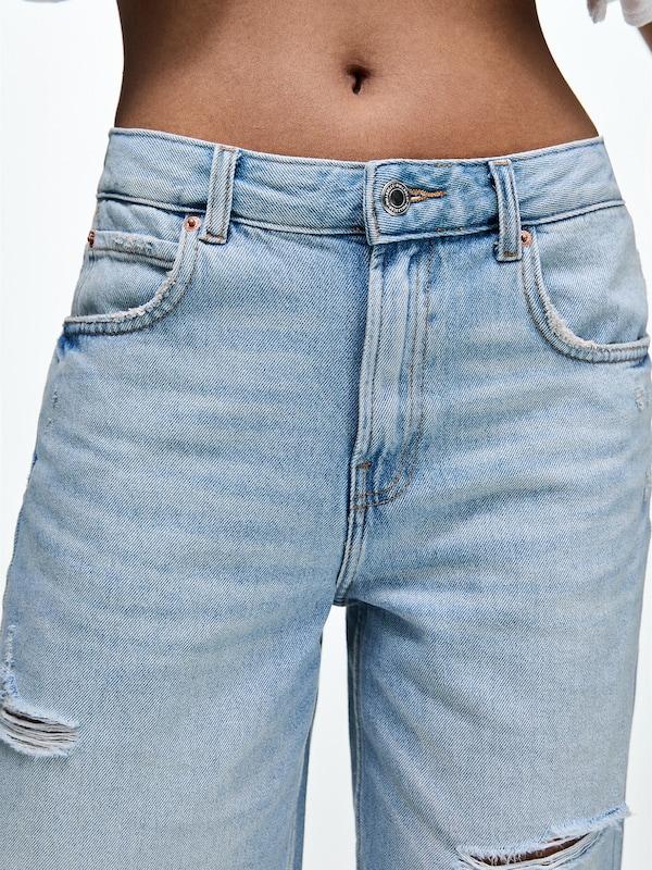 Pull&Bear Regular Jeans In Blu Chiaro